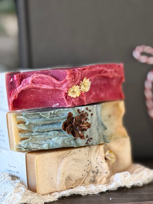 🎄 Christmas Goat Milk Soaps — Limited Edition