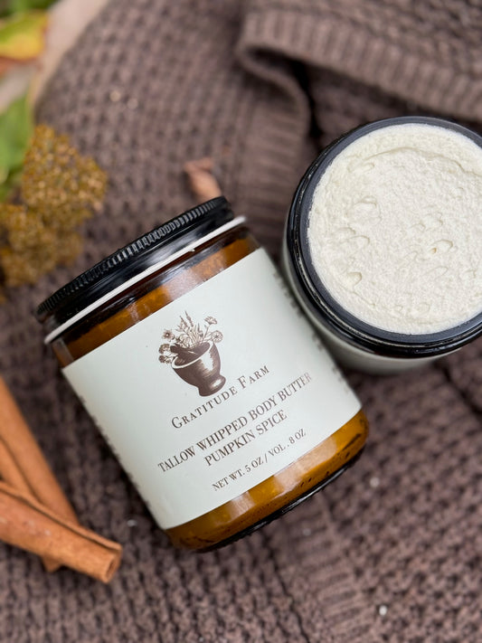 Pumpkin Spice Whipped Tallow Body Butter